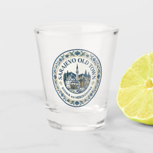 Baščaršija (Sarajevo Old Town) Shot Glass