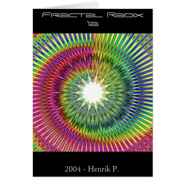 Base 1a (carte) de fractale (Devant)