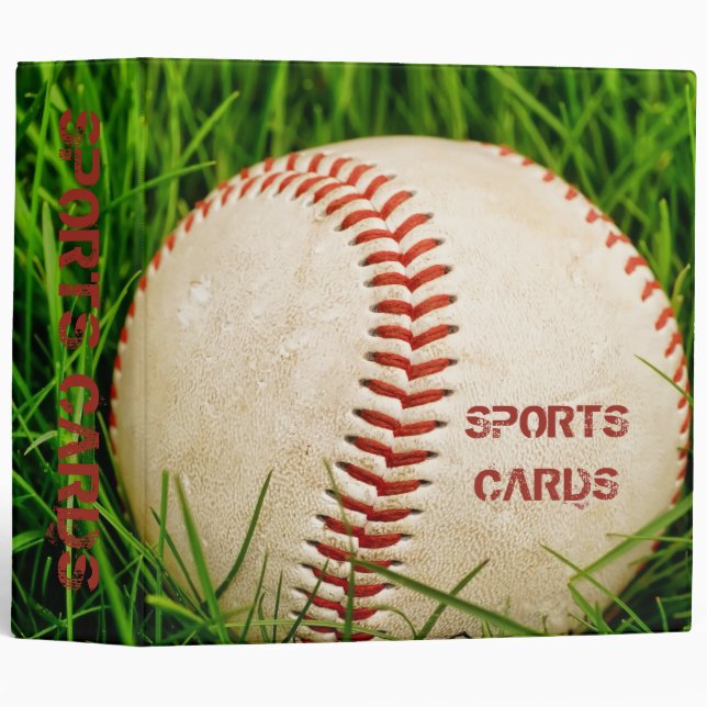 Base-ball 2" classeur de carte de sports (Devant/Côté)