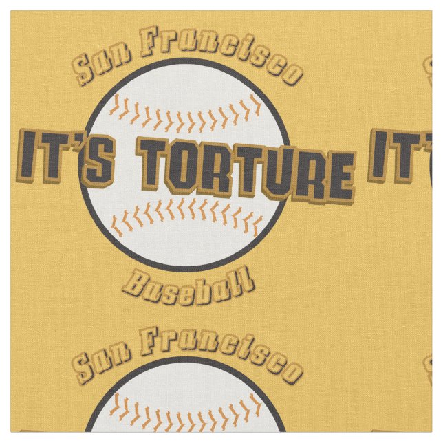Base-ball de San Francisco c'est tissu de torture (Fermer)