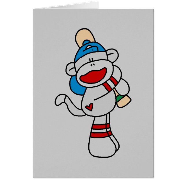 Base-ball de singe de chaussette aux T-shirts et (Devant)