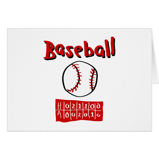 Base-ball et tableau indicateur (Devant horizontal)