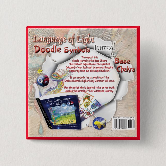 Base Chakra Journal cover Button (Front)