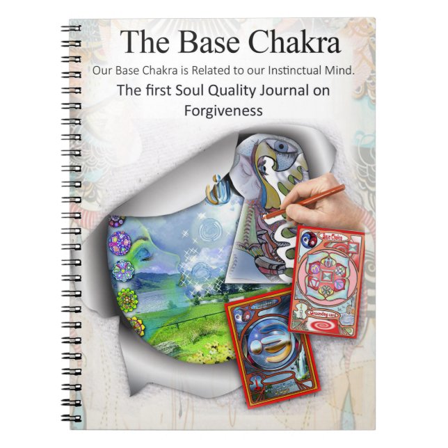 Base  Chakra - Symbol of Forgivenss Notebook (Front)
