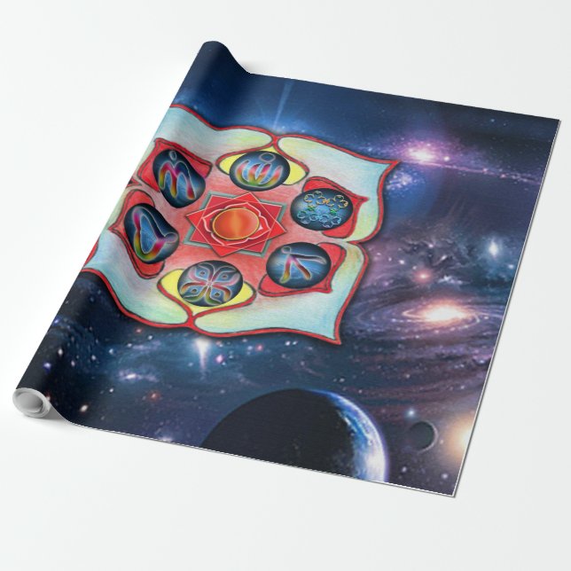 Base Chakra Wrapping Paper (Unrolled)