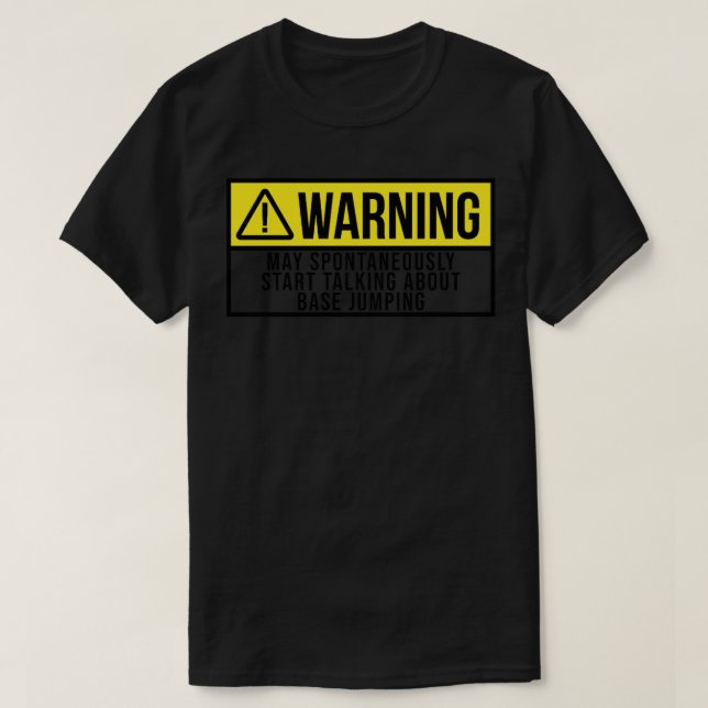 Base Jumping  T-Shirt (Design Front)