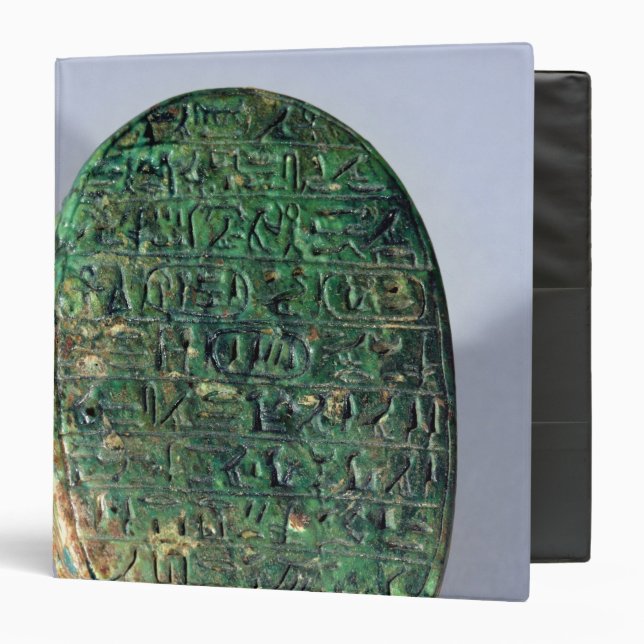 Base of a marriage scarab of Amenhotep III Binder (Front/Inside)