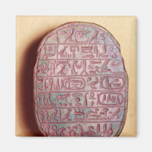 Base of a marriage scarab of Amenhotep III Magnet