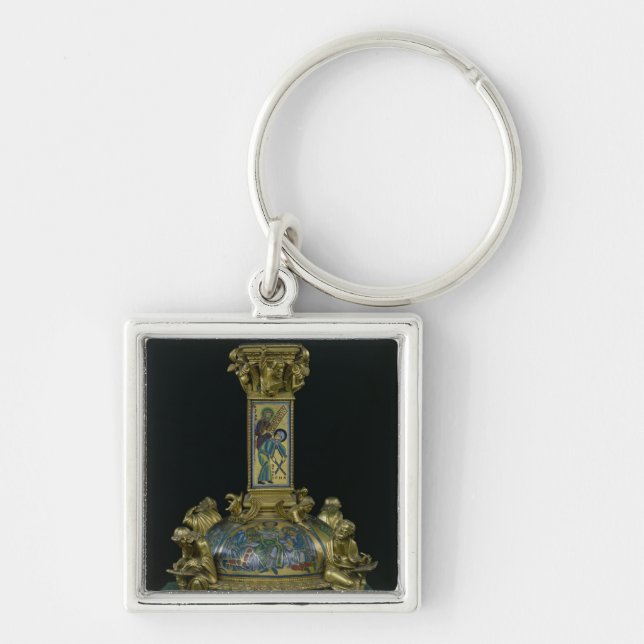Base of the Cross of St. Bertin Keychain (Front)