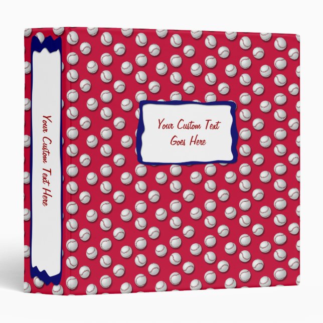 Baseball! 1.5 inch Binder (Front/Spine)