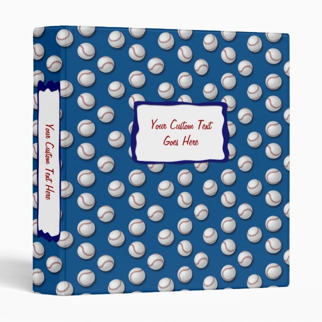 Baseball! 1 inch Binder (Front/Spine)