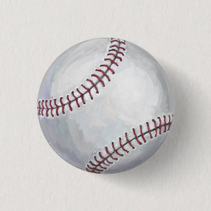 Baseball 1 Inch Round Button