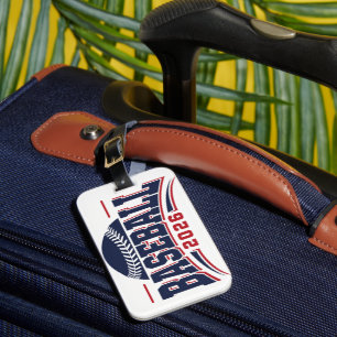 Baseball 2026 - Classic Sports Team Style Design Luggage Tag