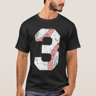 Baseball 3 Jersey Number T-Shirt