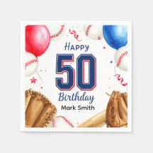 Baseball 50th Birthday 