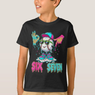 Baseball 67 Drip Six Seven Hand Signs Ice Cream Me T-Shirt
