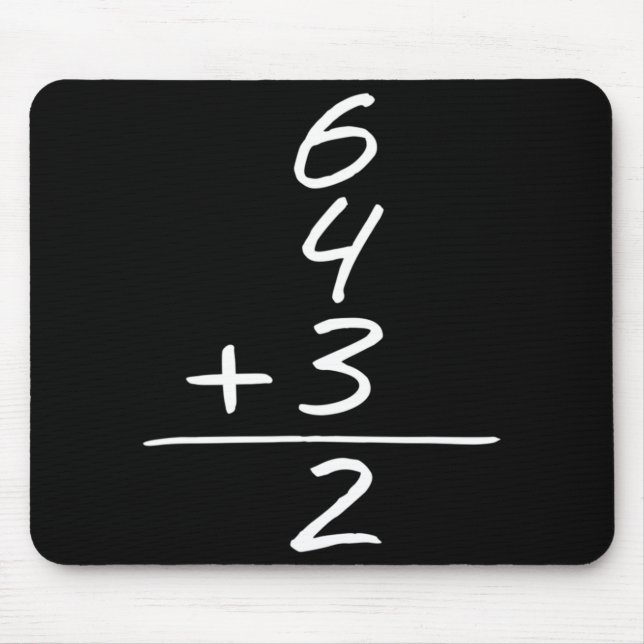 Baseball 6 4 3 Double Play Turn Two Design  Mouse Pad (Front)