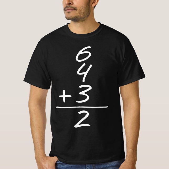 Baseball 6 4 3 Double Play Turn Two Design  T-Shirt (Front)