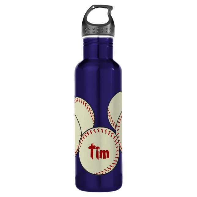Baseball 710 Ml Water Bottle (Front)