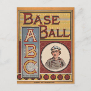 Baseball ABCs Postcard