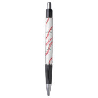 Baseball Abstract Rubber Grip Pen