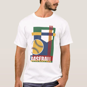 Baseball abstract t-shirt