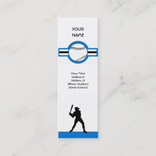 baseball : air star mini business card