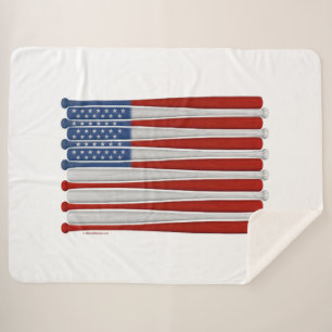 Baseball America (USA) Sherpa Blanket