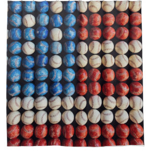Baseball American Flag