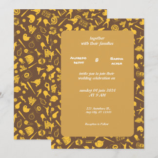 Baseball amour sport Thème Mariage Invitations