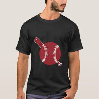 Baseball and Bat Icon T-Shirt