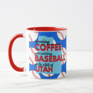 Baseball and Coffee in Utah Mug