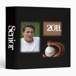 Baseball and Glove Graduation Binder