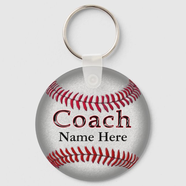 Baseball and Softball Gifts Under $5.00 Keychain (Front)