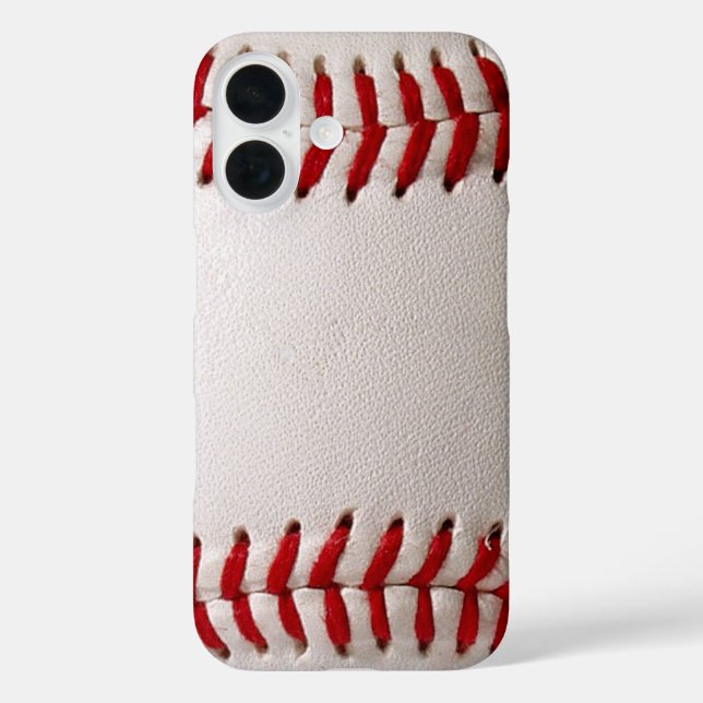 Baseball and Softball Red Stitching Case-Mate iPhone Case (Back)