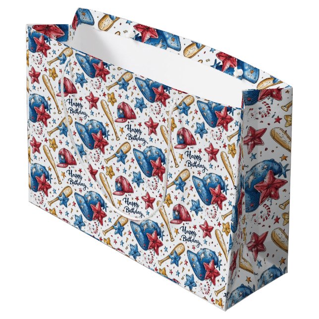 Baseball Anniversaire Cadeau Sac Sport Garçon (Dos Angle)