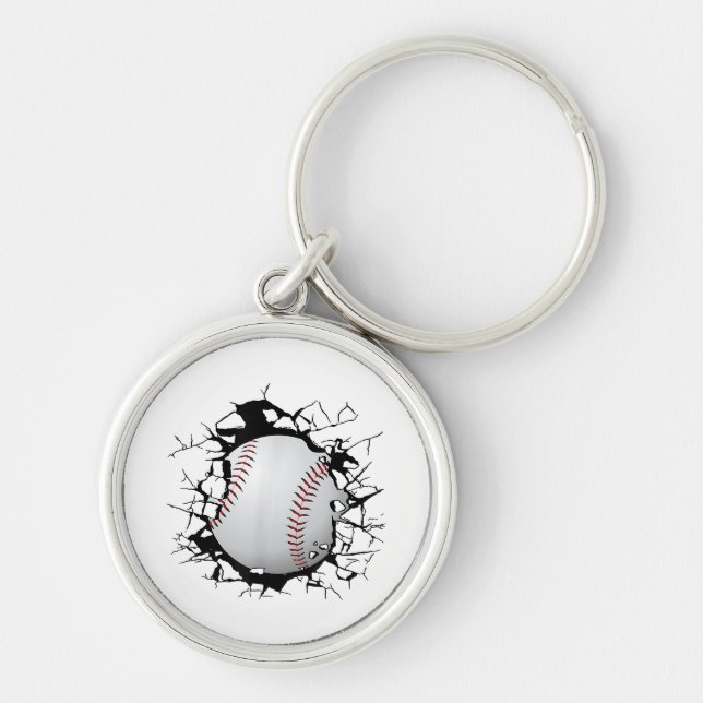 Baseball Apparel - Baseball  Keychain (Front)