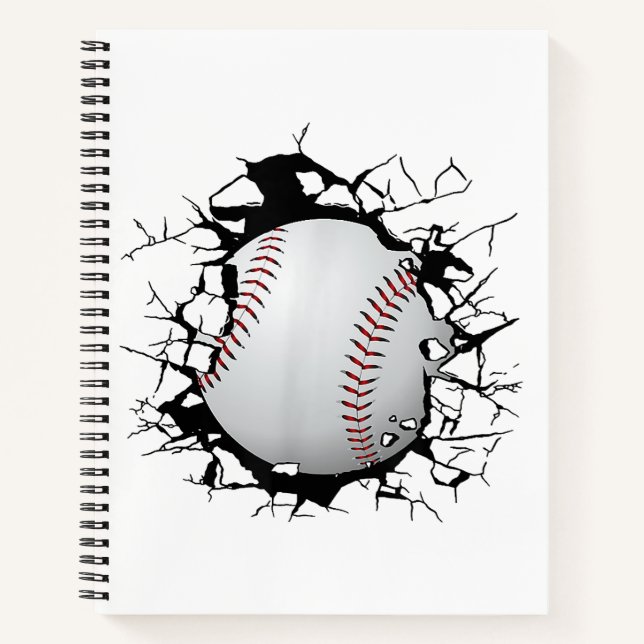 Baseball Apparel - Baseball  Notebook (Front)