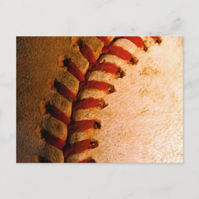 Baseball Art Postcard (Front)