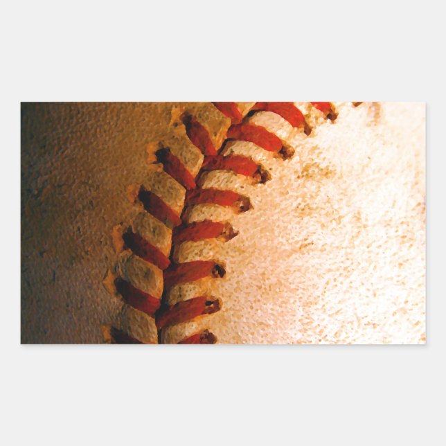 Baseball Art Sticker (Front)