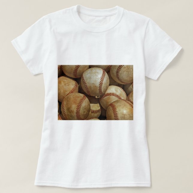 Baseball Art T-Shirt (Design Front)