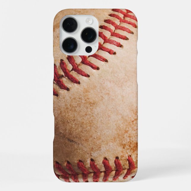 Baseball Artwork iPhone Case (Back)