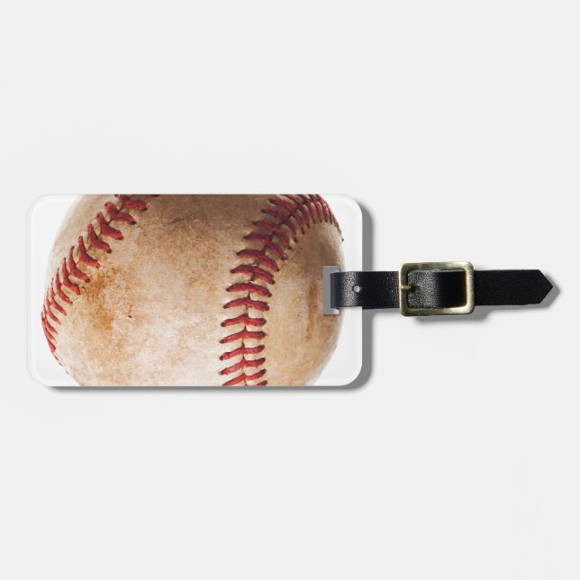 Baseball Artwork Luggage Tag (Front Horizontal)