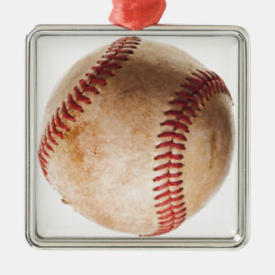 Baseball Artwork Metal Ornament