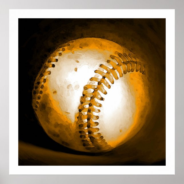Baseball Artwork Poster Print US Sports Posters (Front)