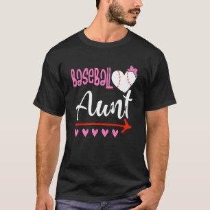 Baseball Aunt Mothers Day T-Shirt
