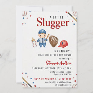 Baseball Baby Shower Invitation
