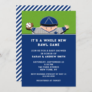 Baseball Baby Shower Invitations