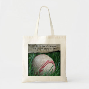 Baseball Bag with Quote