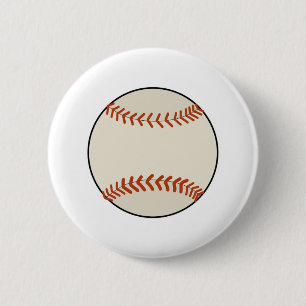 Baseball Ball 2 Inch Round Button